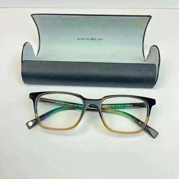 Warby Parker Barnett 278 Toffee Fade Square 51-18-142 Women’s - Picture 6 of 6